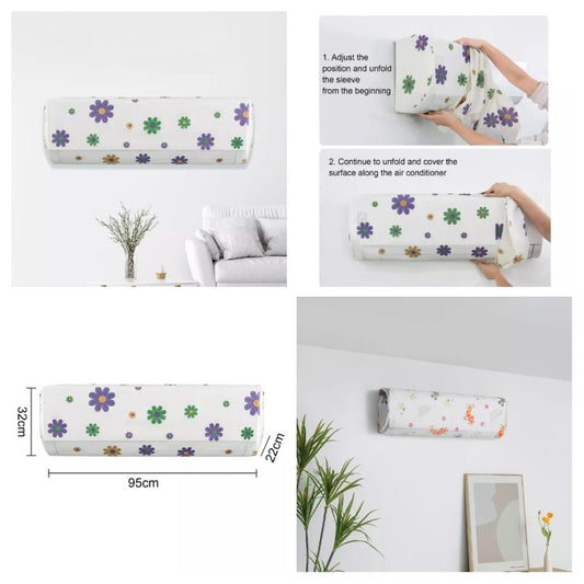 Air Conditioner Dust Cover Wall Mounted Indoor Hanging Dustproof Protective Cover  1 Ton